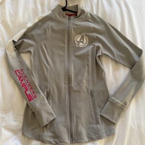 Avengers Campus Gray Full-Zip Jacket